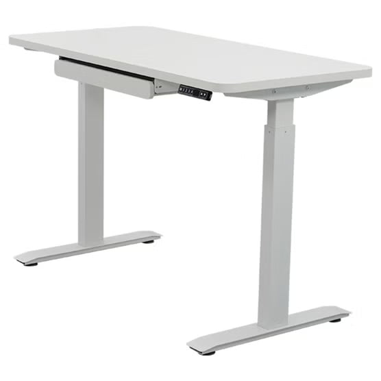 Bureau à hauteur réglable Motionwise flambant neuf, 121,9 cm x 61 cm (48 po x 24 po) - Blanc