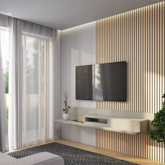 Artika Sonofold Slatted Wall Panels -Oak