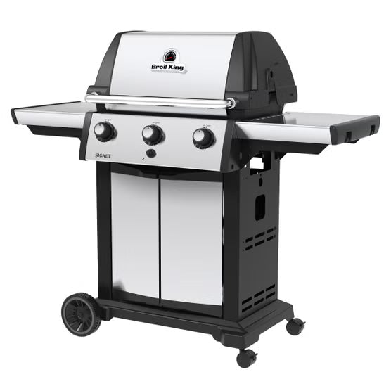 Broil King Signet 320 PRO 3 Dual - Tube Burner Natural Gas BBQ with Cover