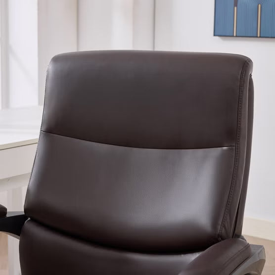 La-Z-Boy Office Manager Chair with Flip-Up Arms - Brown