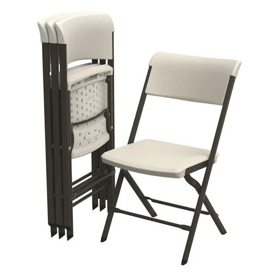 Lifetime Bypass Commercial Folding Chairs, 4-pack