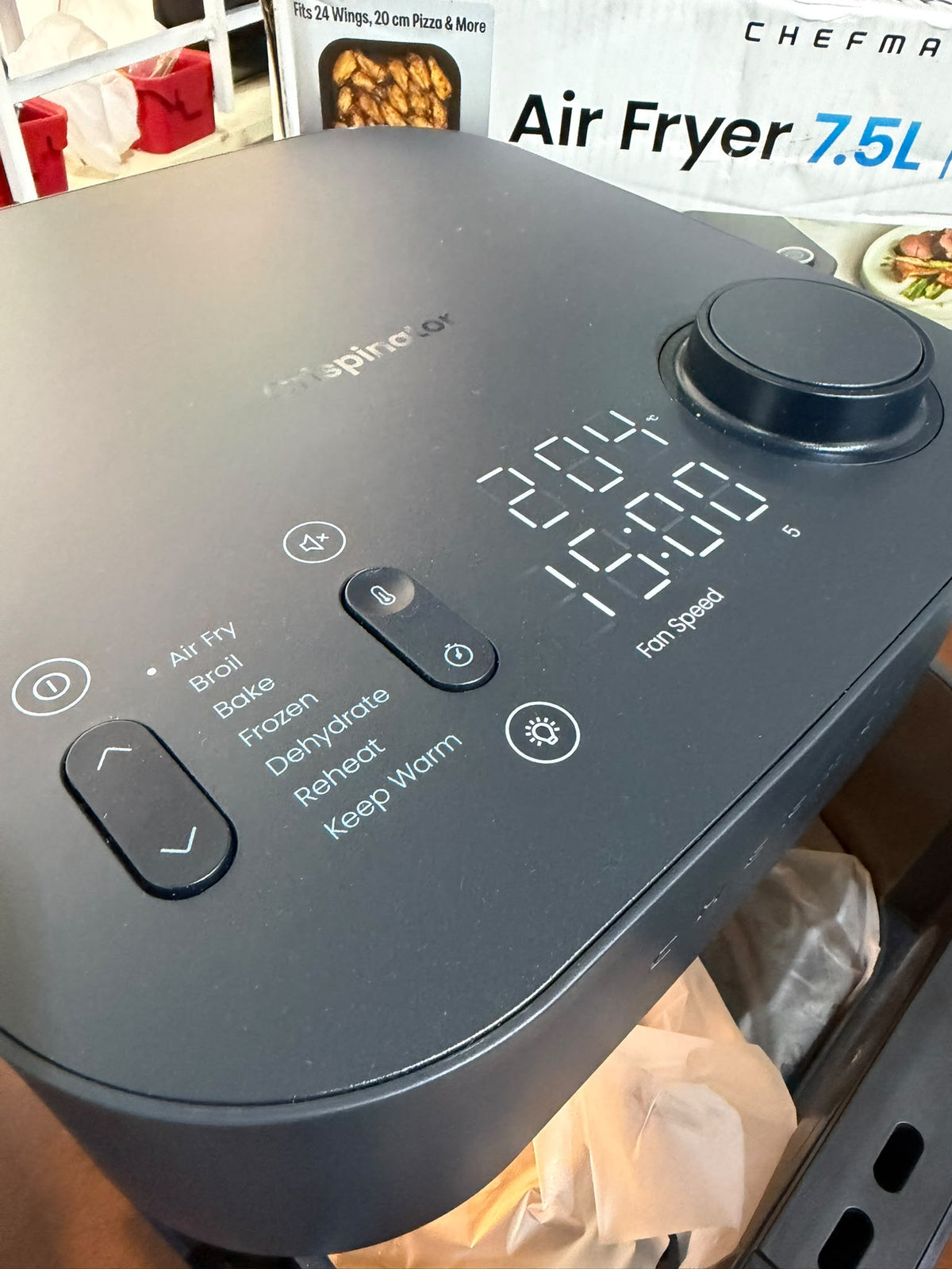 Chefman Crispinator High-Powered 7.5 L (8 qt.) Air Fryer