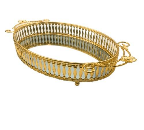 Brand-New Golden Metal Tray