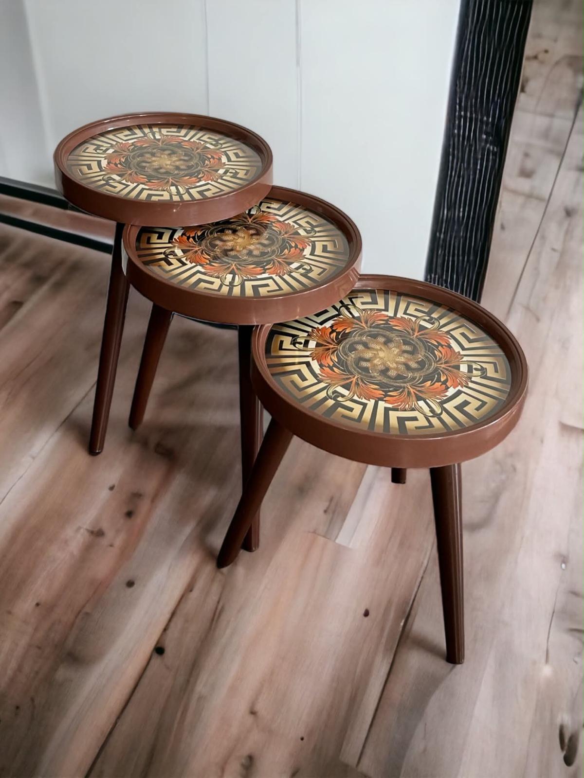 3-Piece Decorative Nesting Side Tables