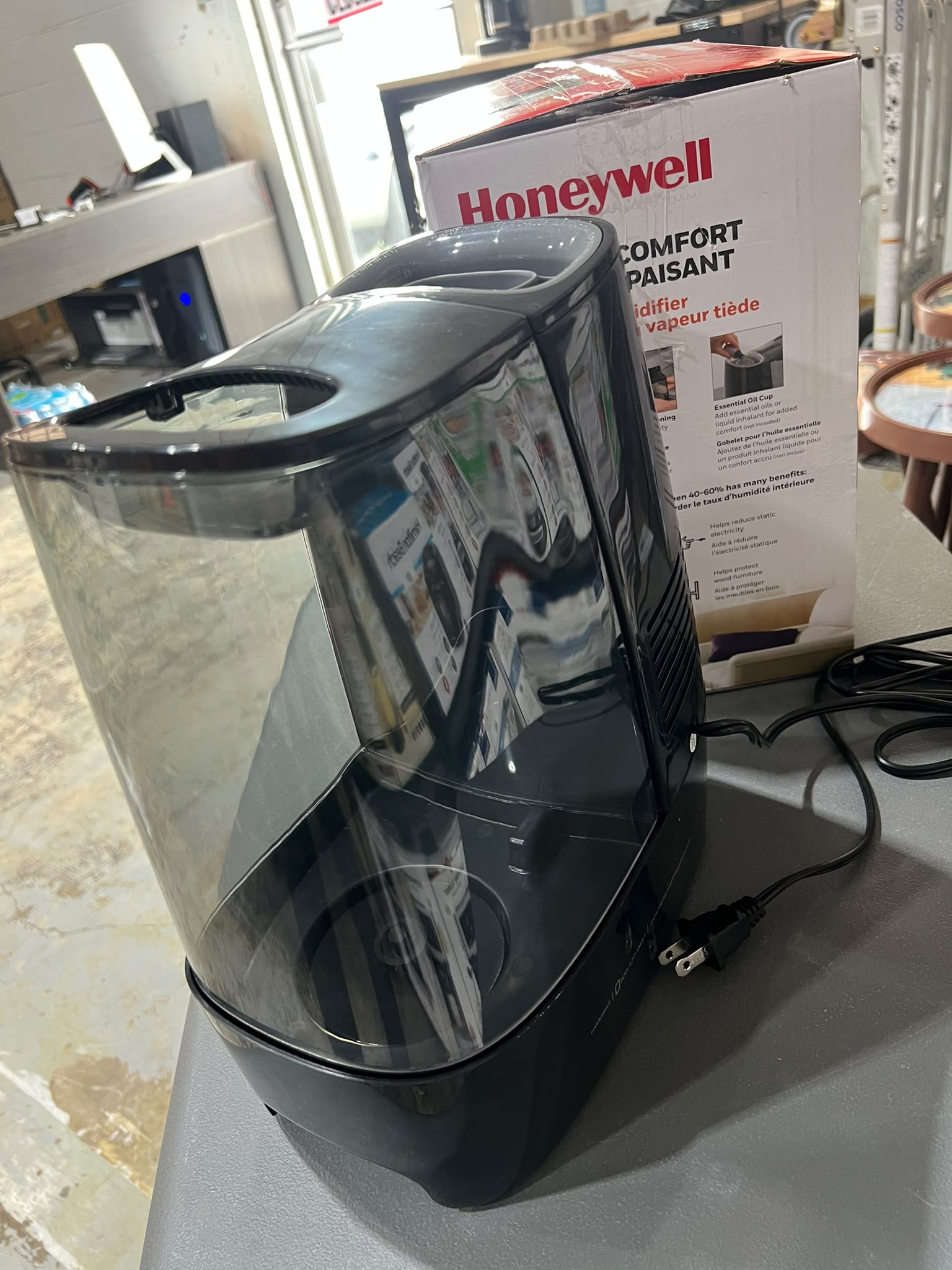 Honeywell Warm Mist Humidifier – Soothing Comfort & Filterless