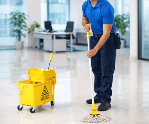 MOP BUCKET WRINGER CART